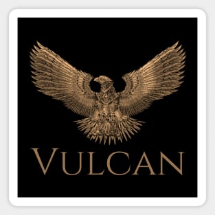 Ancient Roman Mythology - Steampunk Eagle - Vulcan Magnet